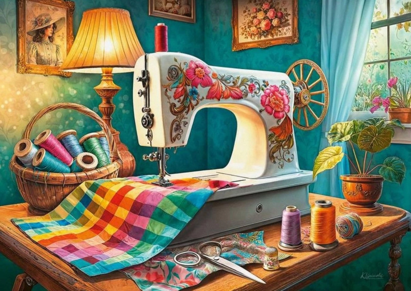 Cherry Pazzi Puzzle Můj šicí koutek 1000 dílků