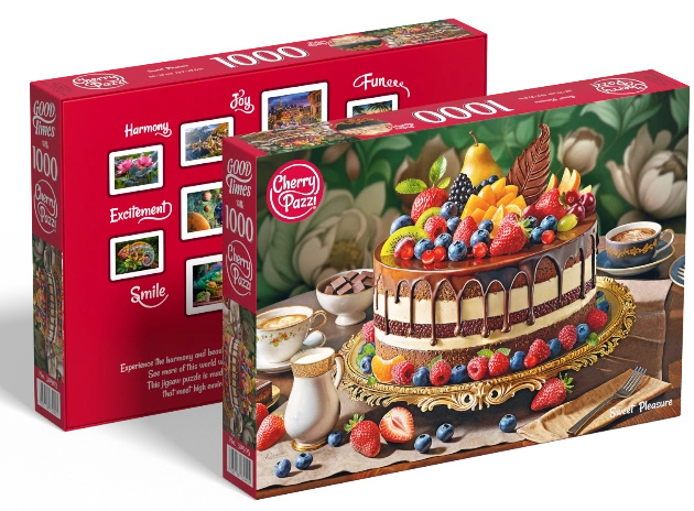 Puzzle sladké potěšení dort 1000 dílků