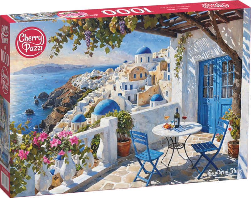 Puzzle Santorini Blues 1000 dílků