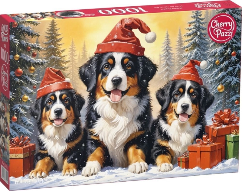 Cherry Pazzi puzzle štěňata na dovolené 1000 dílků