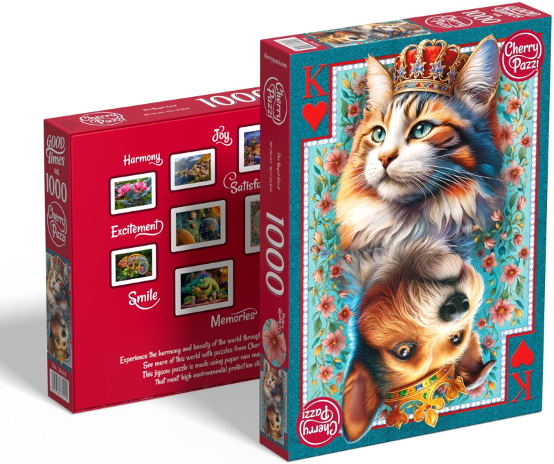 Cherry Pazzi puzzle Královská karta 1000 dílků