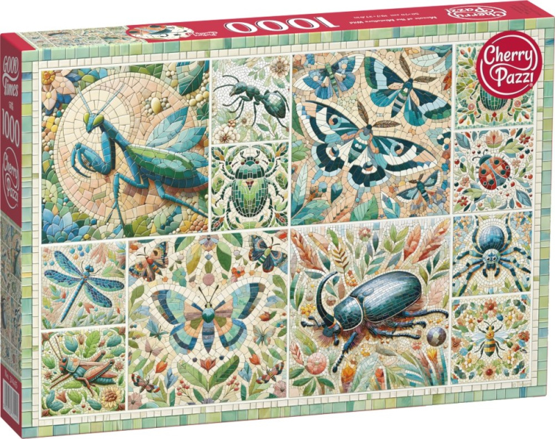 Cherry Pazzi puzzle mozaika miniaturní divočiny 1000 dílků