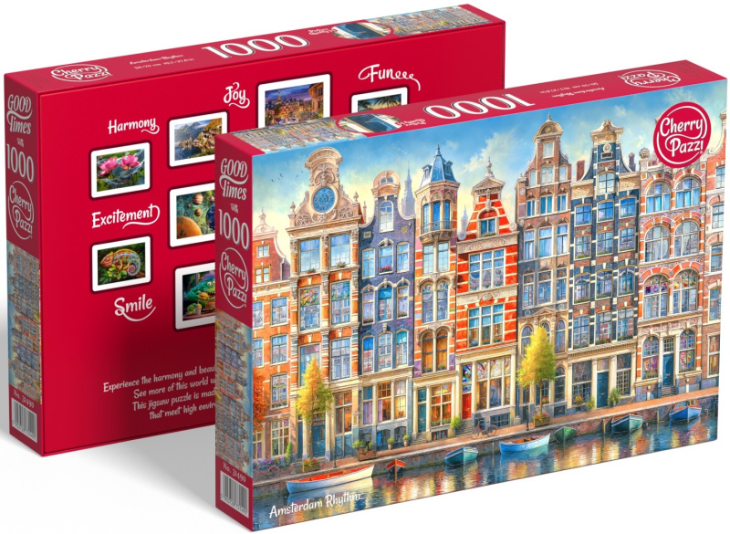Cherry Pazzi puzzle Rytmus Amsterdamu 1000 dílků