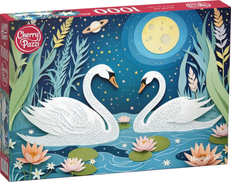 Puzzle Schůzka při měsíčku 1000 dílků CHERRY PAZZI