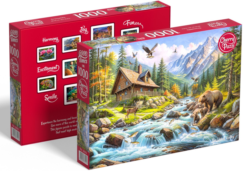 Cherry Pazzi puzzle Živé údolí 1000 dílků