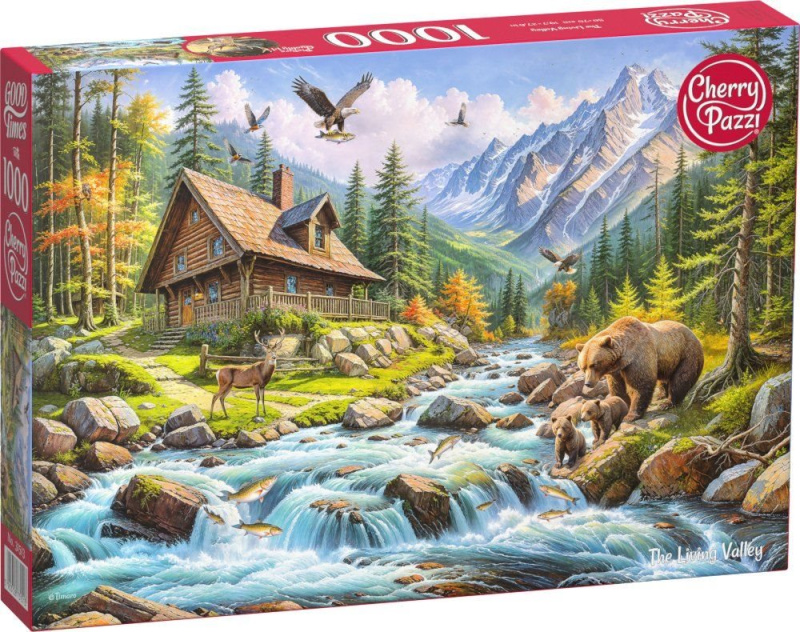 Cherry Pazzi puzzle Živé údolí 1000 dílků