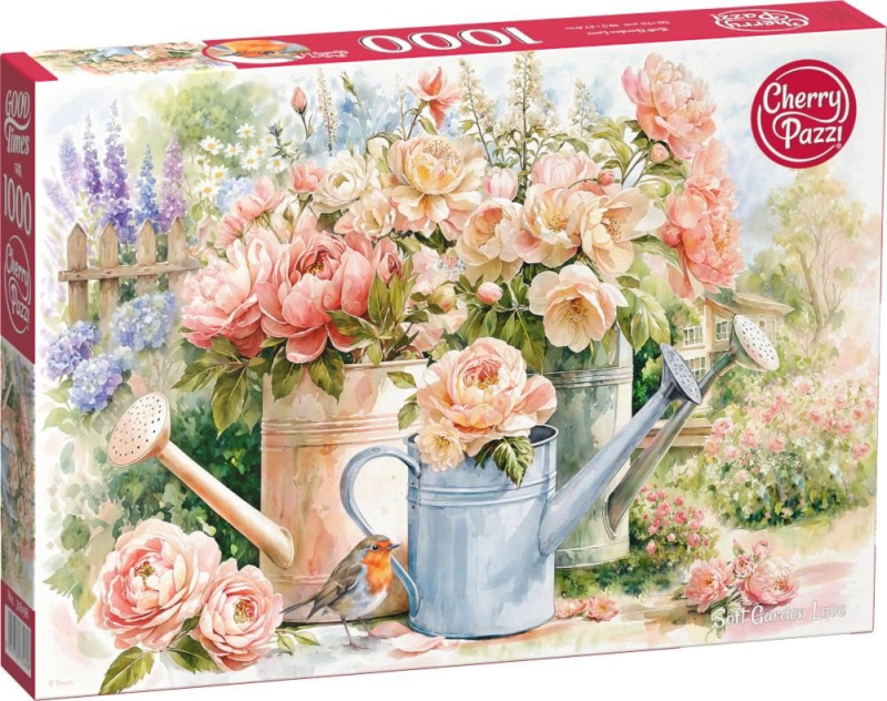 CHERRY PAZZI puzzle Něžná zahradní láska 1000 dílků