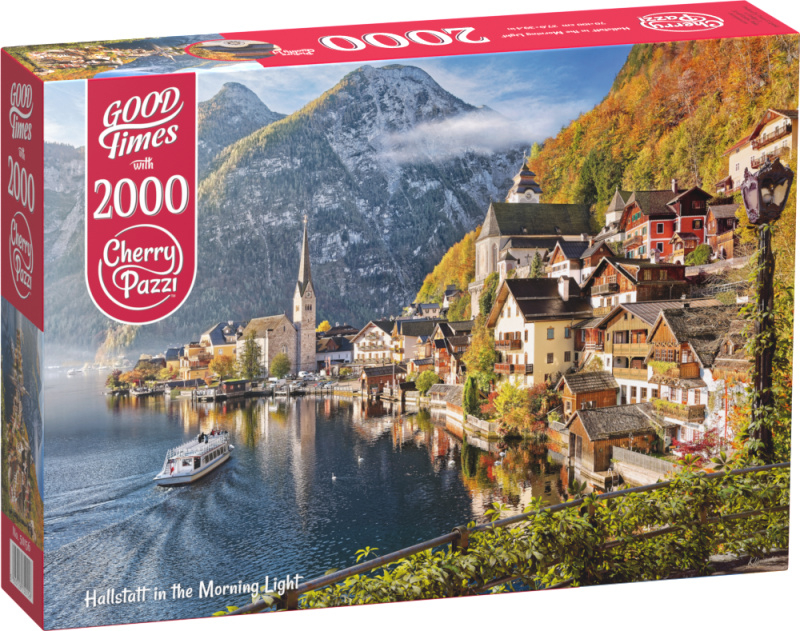 Cherry Pazzi Hallstatt v ranním světle Rakousko 2000 dílků