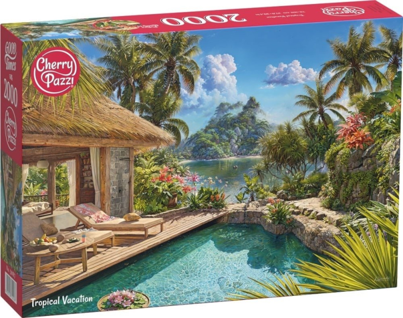 Cherry Pazzi Puzzle Prázdniny v tropech 2000 dílků