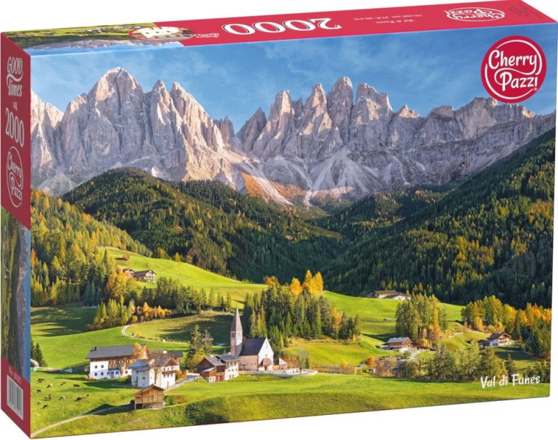 Puzzle Val di Funes 2000 dílků CHERRY PAZZI