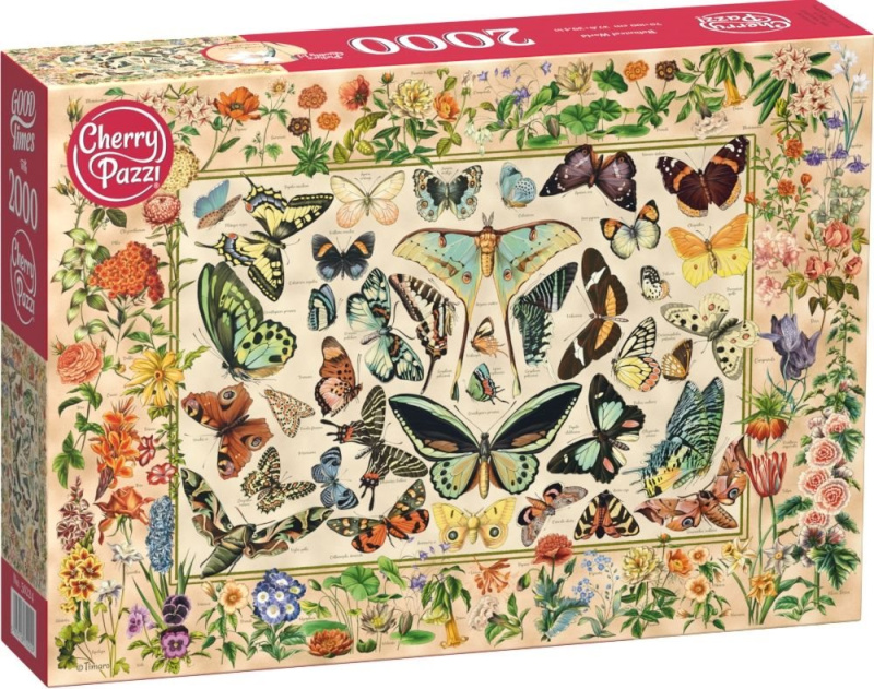 Cherry Pazzi puzzle Botanický svět 2000 dílků