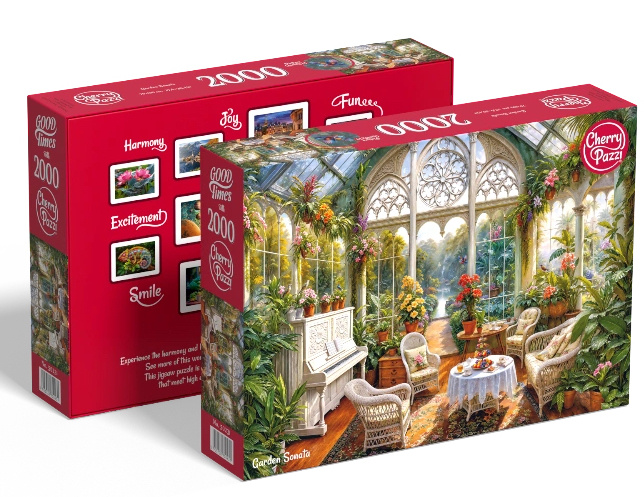 Cherry Pazzi puzzle Zahradní symfonie 2000 dílků