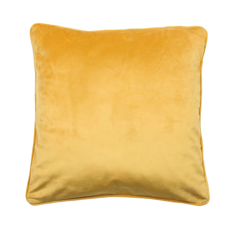 SPLENDID Povlak na polštář VELUTTO hořčicová 45 x 45 cm