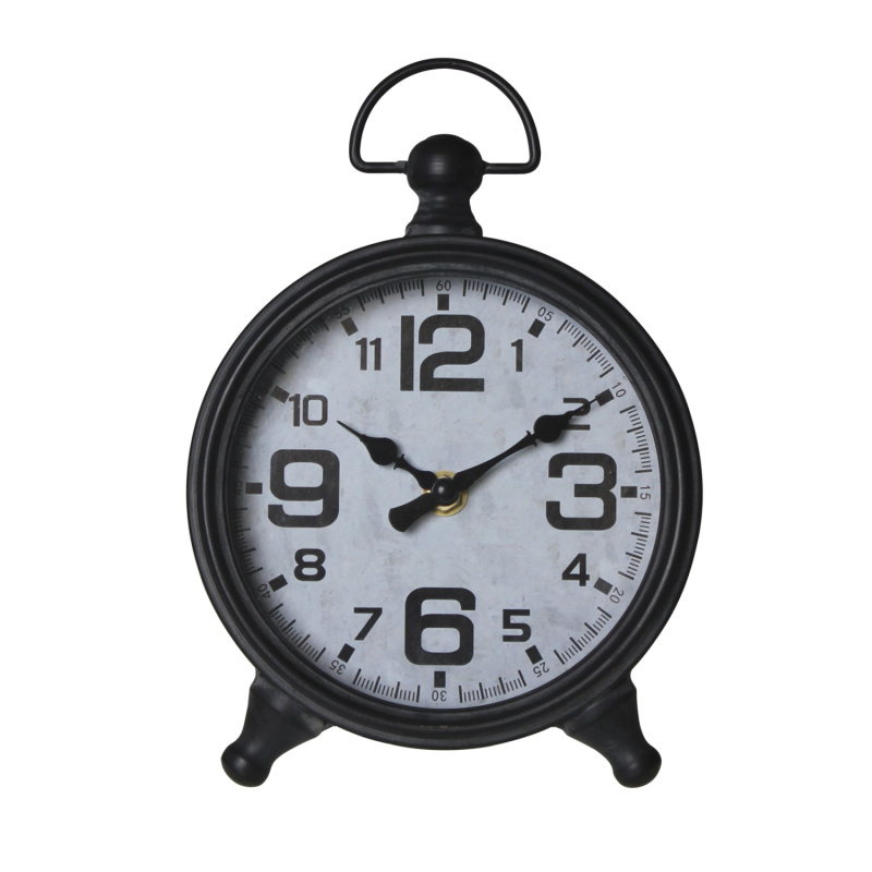 SPLENDID Stolní hodiny FIERA, černá, 15,5 x 22 x 6,5 cm