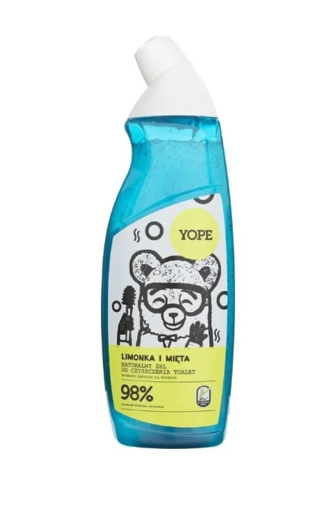 YOPE Přírodní WC čistič Lime & Mint, 750ml
