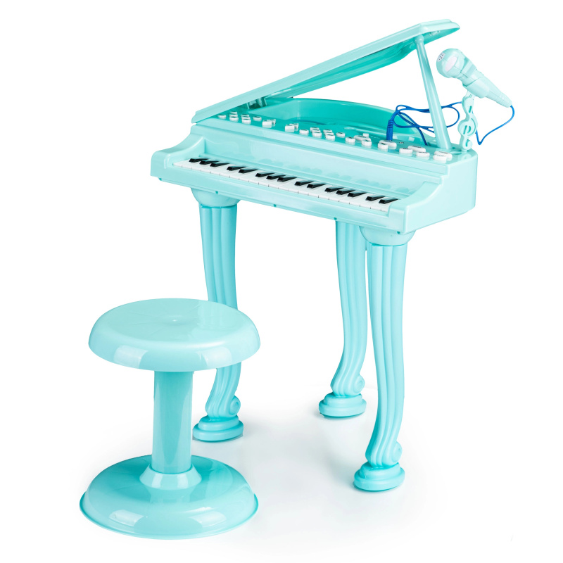 EcoToys dětské elektrické piano modré
