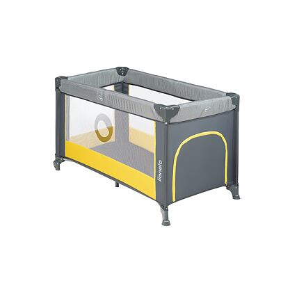 LIONELO Postýlka cestovní Stefi – Yellow Lemon