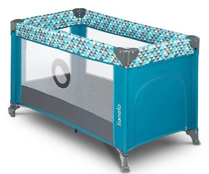 Cestovní postýlka Lionelo STEFI GREEN TURQUOISE