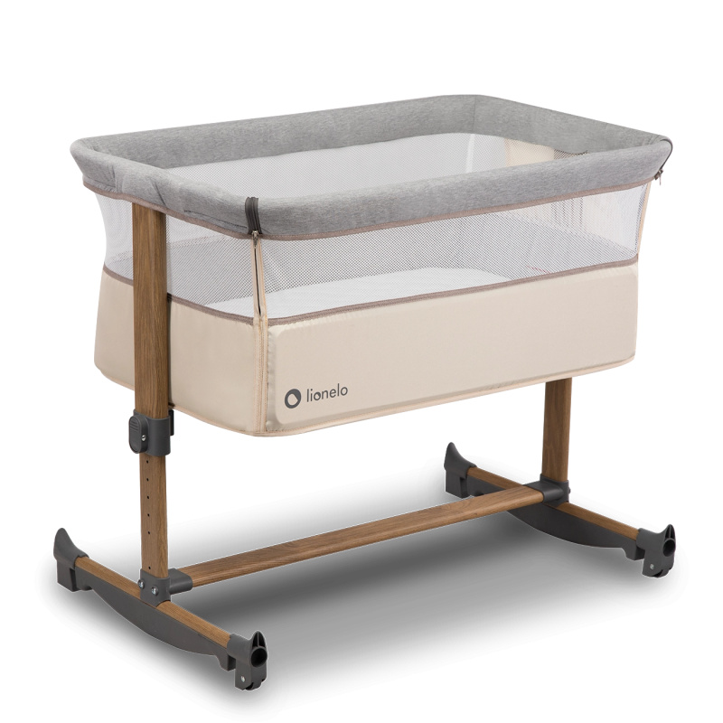 LIONELO Postýlka Leonie 3v1 – Beige Sand