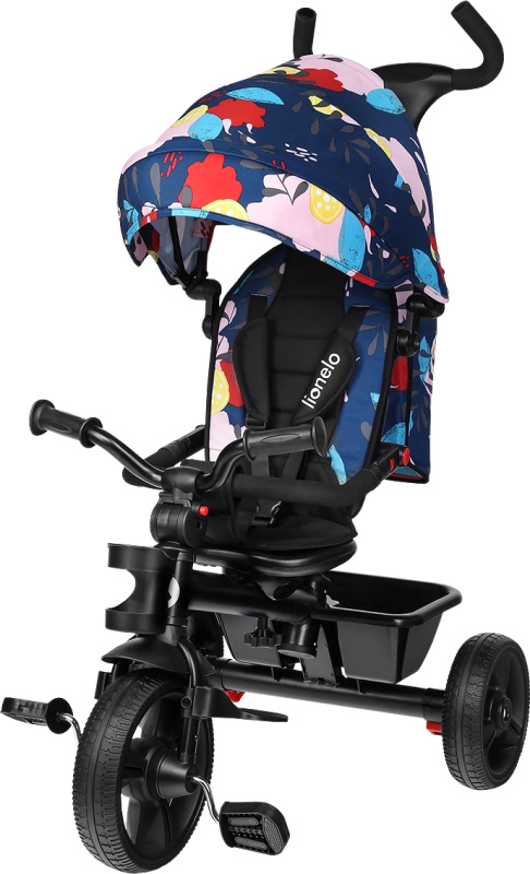 LIONELO Tříkolka 2v1 Haari – Blue Navy