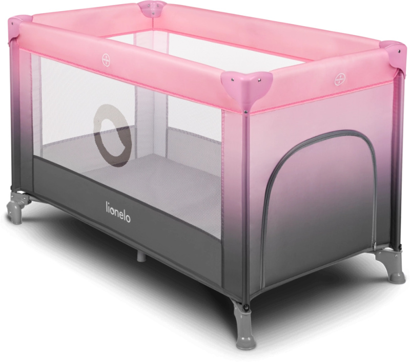 LIONELO Postýlka cestovní Stefi – Pink Ombre