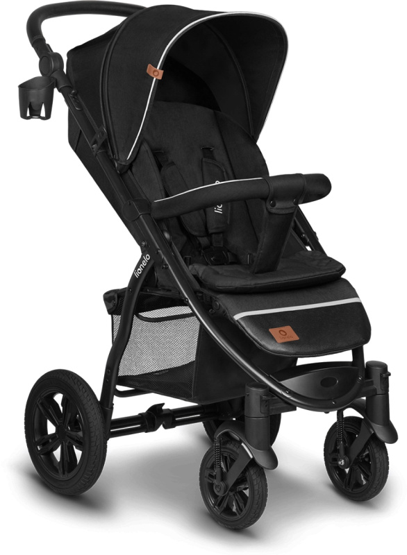 LIONELO Kočárek sportovní Annet Tour – Black Carbon