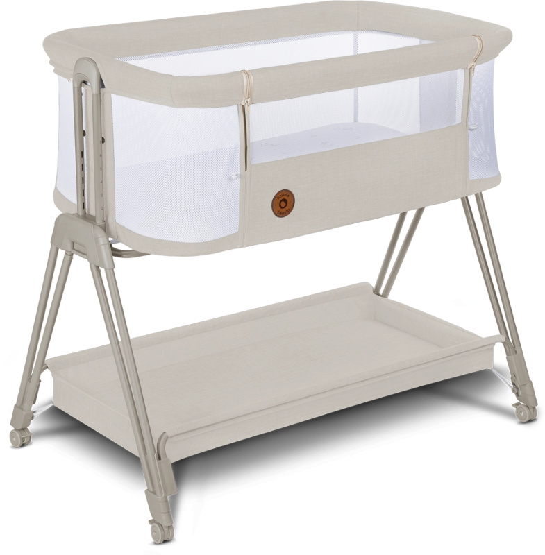 LIONELO Postýlka Luna 2v1 – Beige Sand