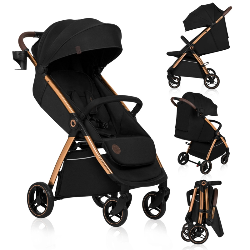 Lionelo sportovní kočárek Ingrid black onyx