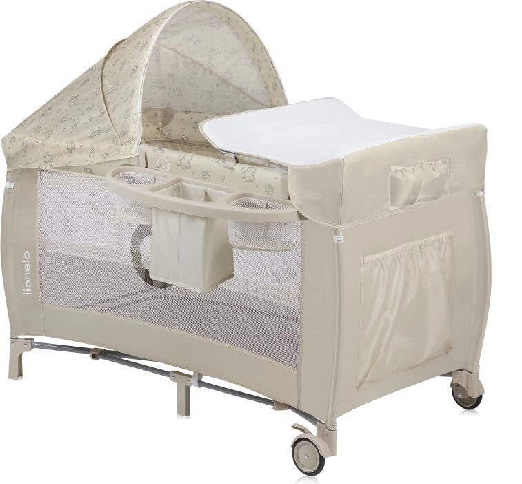 Cestovní postýlka LIONELO Sven Plus Beige Latte