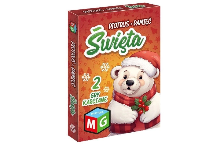 Vánoční Piotruś – dětská karetní hra 2v1