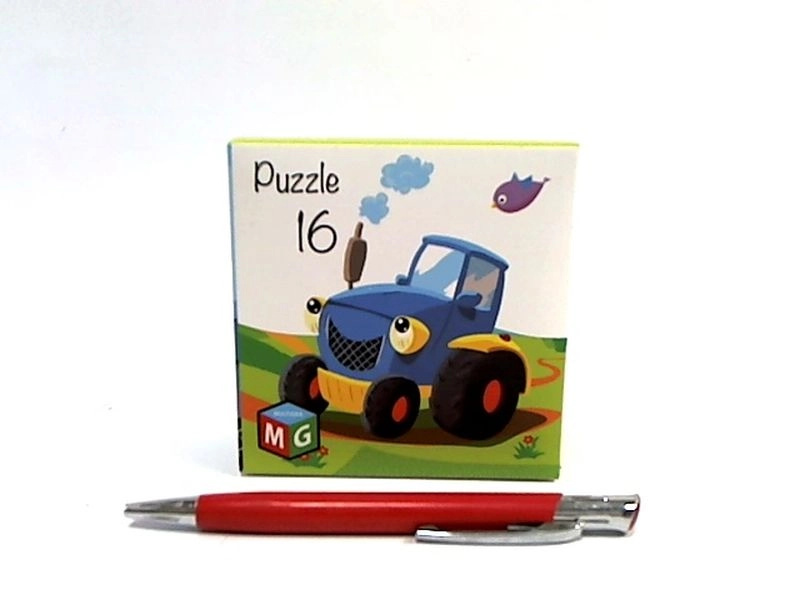 Puzzle s traktorem (16 dílků)