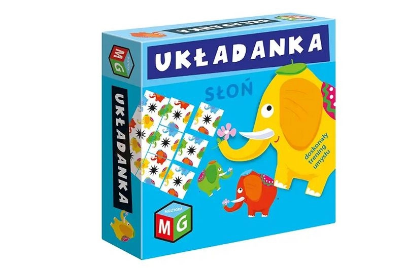 Układanka-łamigłówka slon