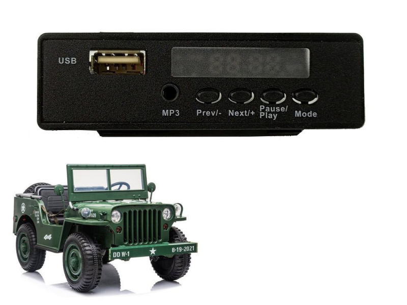 Hudební panel pro vozidlo s bateriovým pohonem JH101