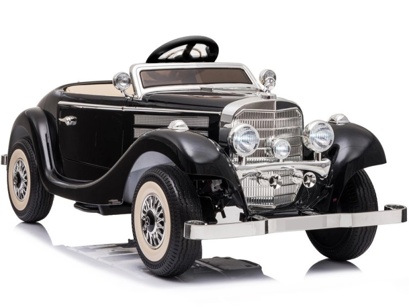 Retro auto na akumulátor Mercedes-Benz 540K – Černé