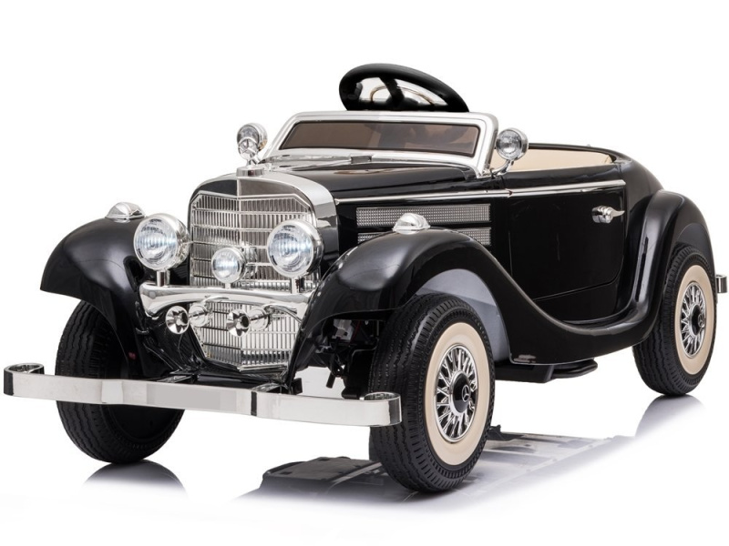 Retro auto na akumulátor Mercedes-Benz 540K – Černé