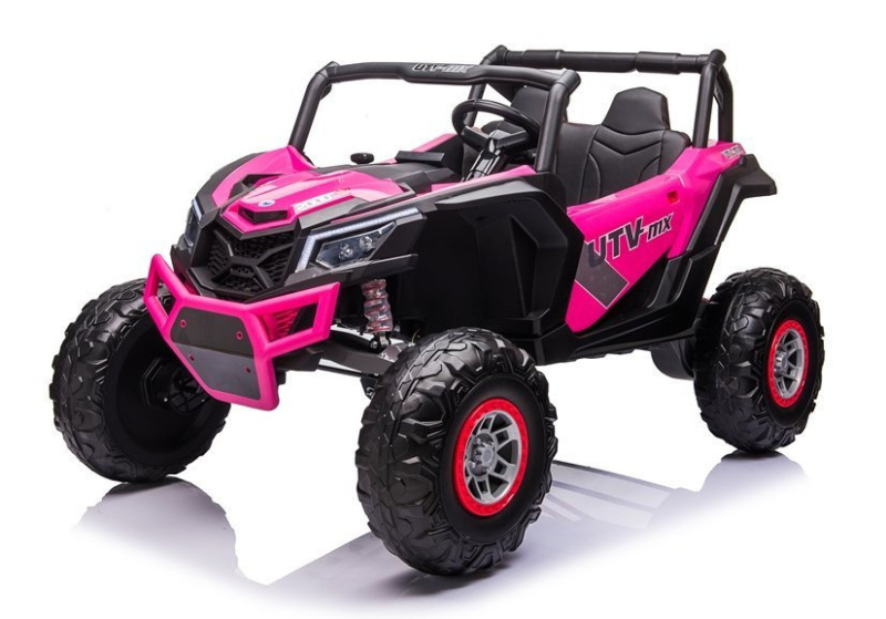 HračkyZaDobréKačky Elektrická čtyřkolka Buggy UTV-MX růžová