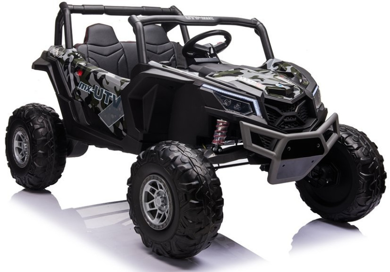 HračkyZaDobréKačky Elektrická čtyřkolka Buggy UTV-MX lakovaná maskáčová