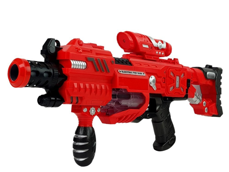 Lean Toys Luminiscenční pistole s pěnovými náboji - 20ks