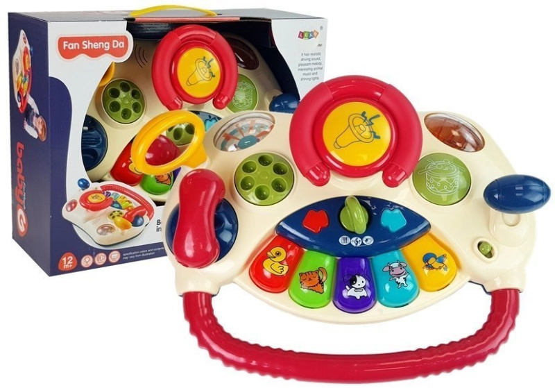 Lean Toys Interaktivní řídící panel s piankem
