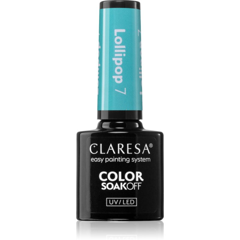 Claresa SoakOff UV/LED Color Lollipop gelový lak na nehty odstín 5 g