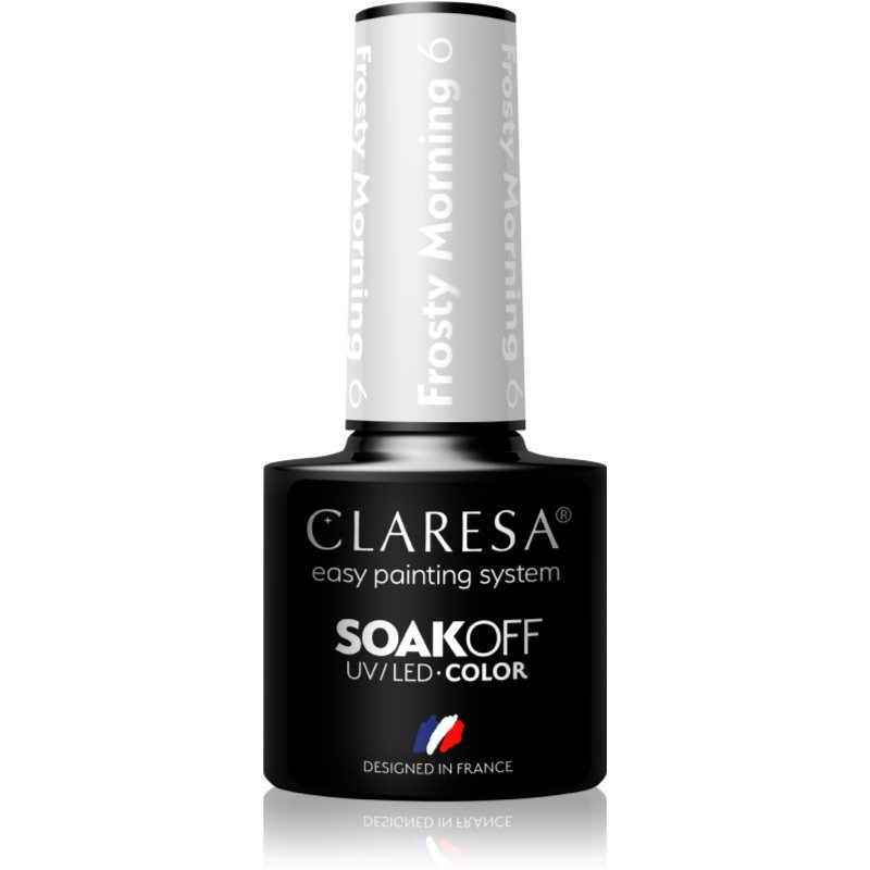 Claresa SoakOff UV/LED Color Frosty Morning gelový lak na nehty odstín 6 5 g