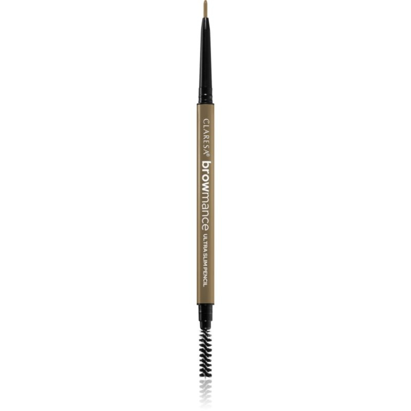 Claresa Browmance precizní tužka na obočí s kartáčkem odstín 02 Medium Brown 0.07 g