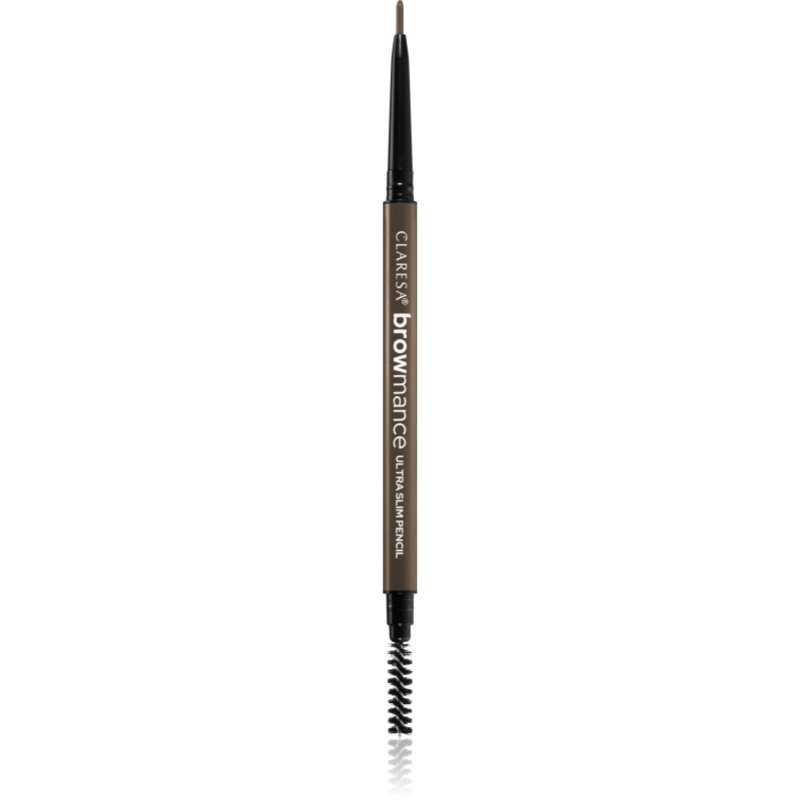 Claresa Browmance precizní tužka na obočí s kartáčkem odstín 03 Deep Brown 0.07 g