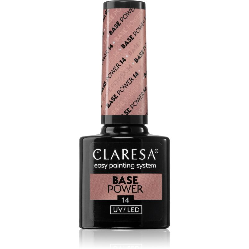 Claresa UV/LED Base Power podkladový lak pro gelové nehty odstín 14 5 g