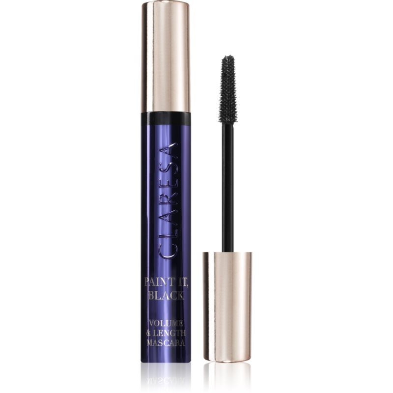 Claresa Paint It Volume & Lenght Mascara objemová a prodlužující řasenka odstín Black 10 g
