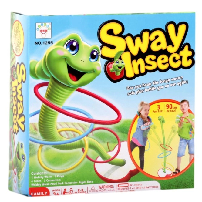Obratnostní hra Sway Insect – tančící červ - 1 kus