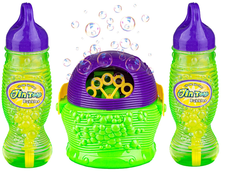 Jin teng bubbles automat na mýdlové bubliny se 2 náplněmi