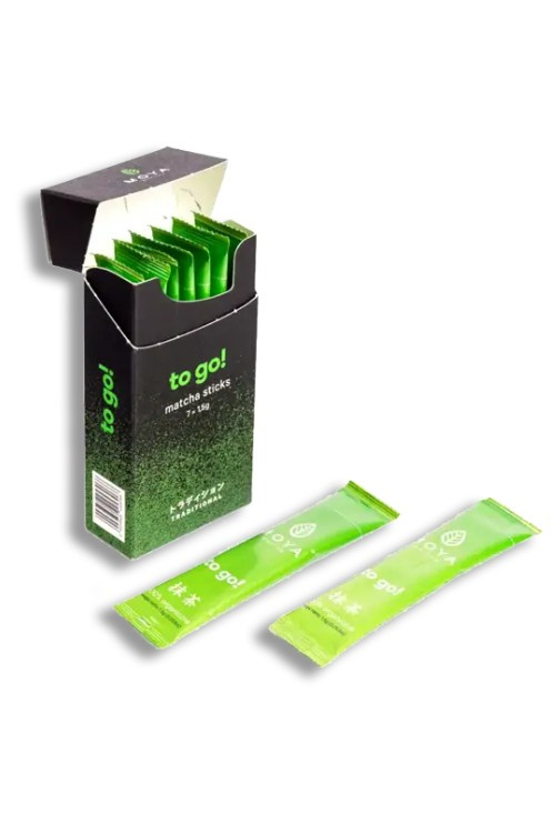 MOYA Matcha To Go! Traditional organic japanese green tea - 7 x 1,5 g