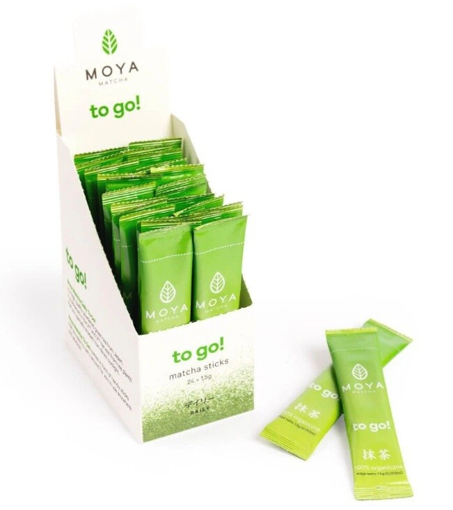 MOYA Matcha To Go! Daily organic japanese green tea - 24 x 1,5 g