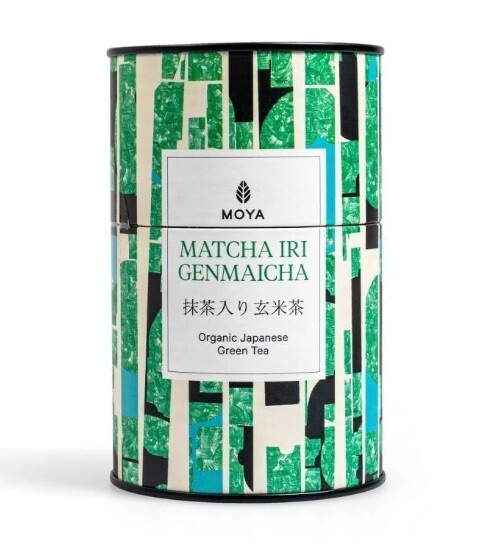 MOYA Matcha Iri Genmaicha Organic Japanese Green Tea 60 g